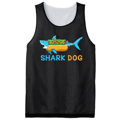 Shark Marine Biologist Ocean Animal Hot Dog Shark Mesh Reversible Basketball Jersey Tank