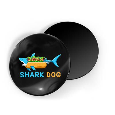 Shark Marine Biologist Ocean Animal Hot Dog Shark Magnet