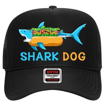 Shark Marine Biologist Ocean Animal Hot Dog Shark Trucker Hat