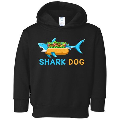 Shark Marine Biologist Ocean Animal Hot Dog Shark Toddler Hoodie