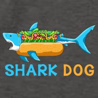 Shark Marine Biologist Ocean Animal Hot Dog Shark Vector Backpack