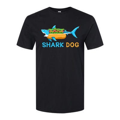 Shark Marine Biologist Ocean Animal Hot Dog Shark Softstyle CVC T-Shirt