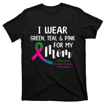 Support Metastatic Breast Cancer Awareness Pink Ribbon T-Shirt