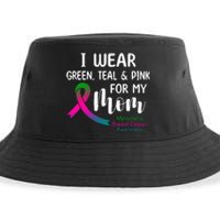 Support Metastatic Breast Cancer Awareness Pink Ribbon Sustainable Bucket Hat