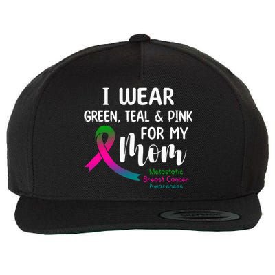 Support Metastatic Breast Cancer Awareness Pink Ribbon Wool Snapback Cap