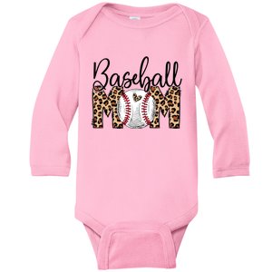 Sports Mom Bundle Baseball Baby Long Sleeve Bodysuit