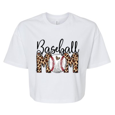 Sports Mom Bundle Baseball Bella+Canvas Jersey Crop Tee