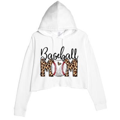 Sports Mom Bundle Baseball Crop Fleece Hoodie