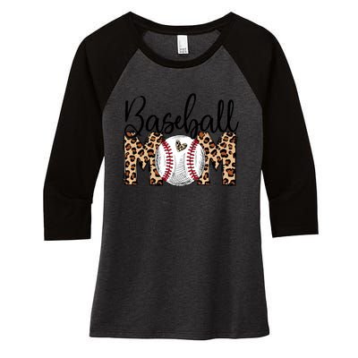 Sports Mom Bundle Baseball Women's Tri-Blend 3/4-Sleeve Raglan Shirt