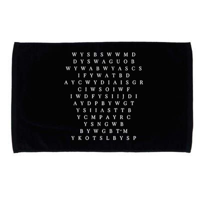 Smallest Man Bridge Tortured Poet Microfiber Hand Towel