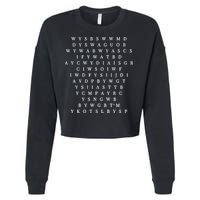 Smallest Man Bridge Tortured Poet Cropped Pullover Crew