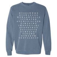 Smallest Man Bridge Tortured Poet Garment-Dyed Sweatshirt