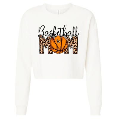 Sports Mom Bundle Basketball Cropped Pullover Crew