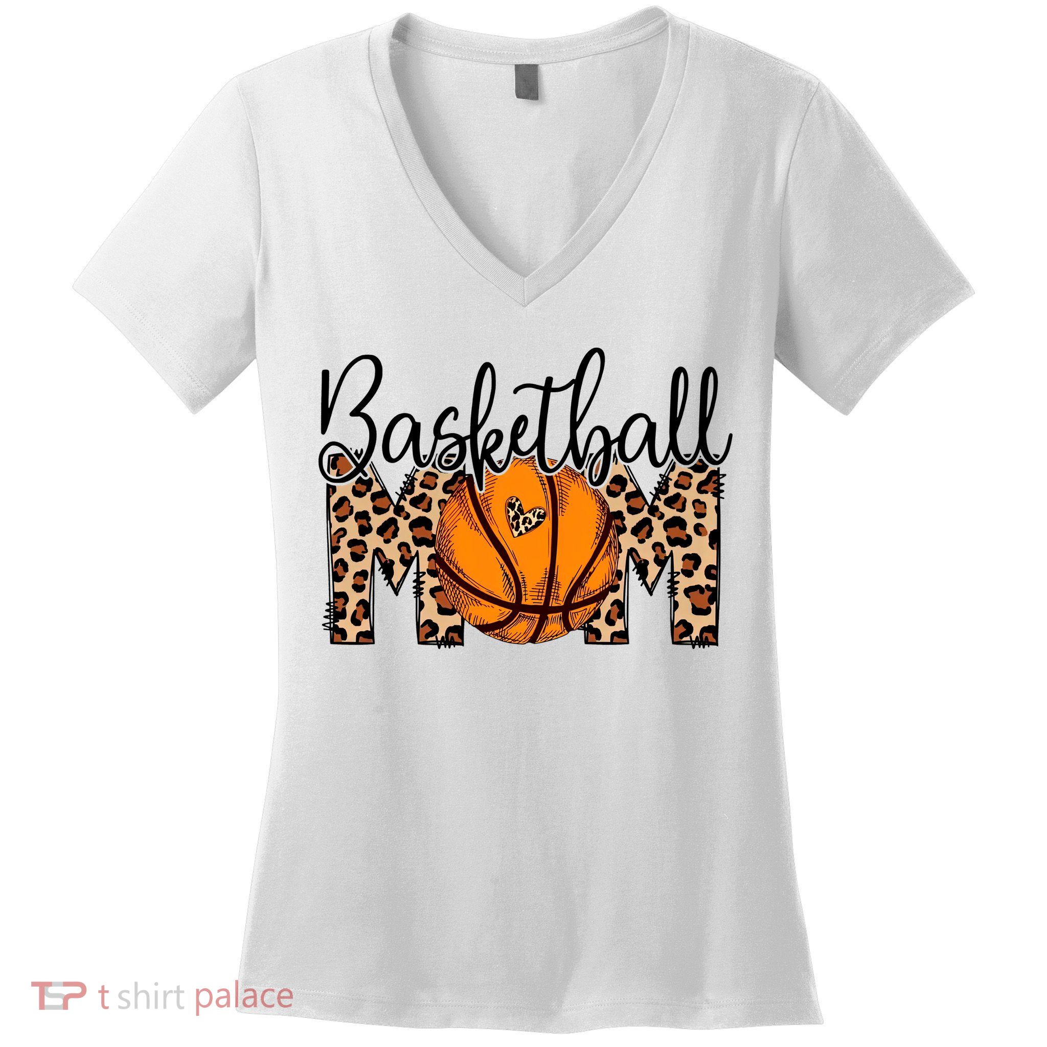 Sports Mom Bundle Basketball Women's V-Neck T-Shirt