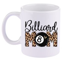 Sports Mom Bundle Billiard 11oz C Handle Ceramic Mug