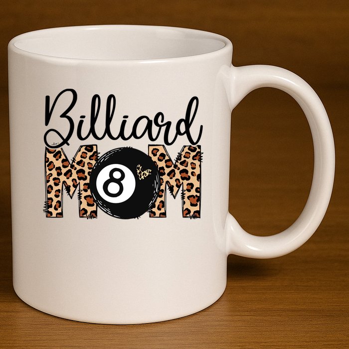 Sports Mom Bundle Billiard 11oz C Handle Ceramic Mug