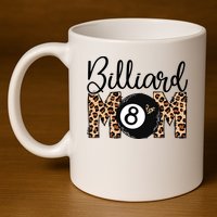 Sports Mom Bundle Billiard 11oz C Handle Ceramic Mug