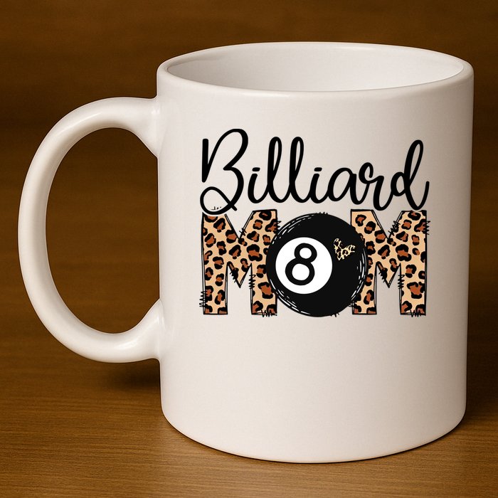 Sports Mom Bundle Billiard 11oz C Handle Ceramic Mug
