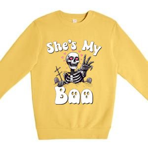 SheS My Boo Matching Halloween Pajama Couples HeS My Boo Premium Crewneck Sweatshirt