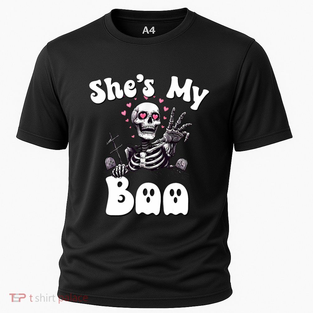 SheS My Boo Matching Halloween Pajama Couples HeS My Boo Performance Shirt
