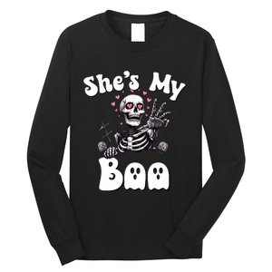 SheS My Boo Matching Halloween Pajama Couples HeS My Boo Long Sleeve Shirt