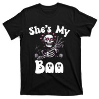 SheS My Boo Matching Halloween Pajama Couples HeS My Boo T-Shirt