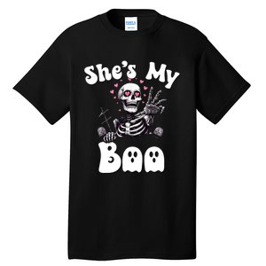 SheS My Boo Matching Halloween Pajama Couples HeS My Boo Tall T-Shirt