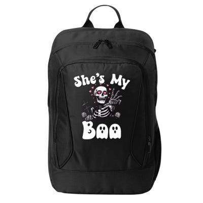 SheS My Boo Matching Halloween Pajama Couples HeS My Boo City Backpack