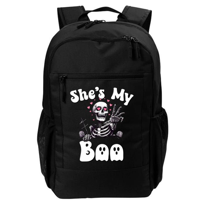 SheS My Boo Matching Halloween Pajama Couples HeS My Boo Daily Commute Backpack