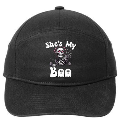 SheS My Boo Matching Halloween Pajama Couples HeS My Boo 7-Panel Snapback Hat