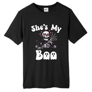 SheS My Boo Matching Halloween Pajama Couples HeS My Boo Tall Fusion ChromaSoft Performance T-Shirt