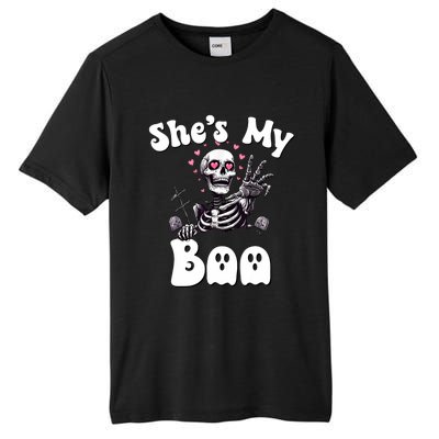 SheS My Boo Matching Halloween Pajama Couples HeS My Boo Tall Fusion ChromaSoft Performance T-Shirt