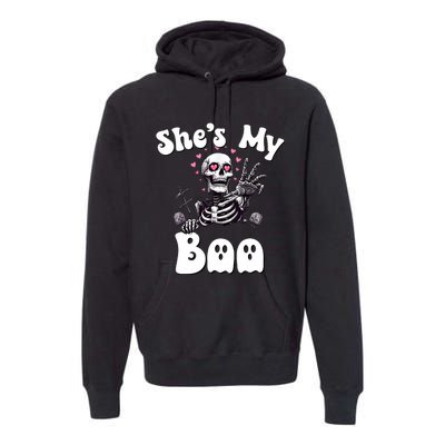 SheS My Boo Matching Halloween Pajama Couples HeS My Boo Premium Hoodie