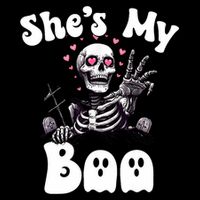 SheS My Boo Matching Halloween Pajama Couples HeS My Boo 16 in Basic Backpack