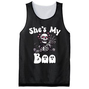 SheS My Boo Matching Halloween Pajama Couples HeS My Boo Mesh Reversible Basketball Jersey Tank