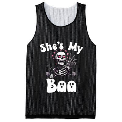SheS My Boo Matching Halloween Pajama Couples HeS My Boo Mesh Reversible Basketball Jersey Tank