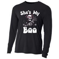 SheS My Boo Matching Halloween Pajama Couples HeS My Boo Cooling Performance Long Sleeve Crew