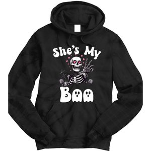 SheS My Boo Matching Halloween Pajama Couples HeS My Boo Tie Dye Hoodie