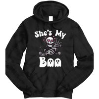 SheS My Boo Matching Halloween Pajama Couples HeS My Boo Tie Dye Hoodie