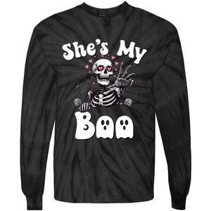 SheS My Boo Matching Halloween Pajama Couples HeS My Boo Tie-Dye Long Sleeve Shirt