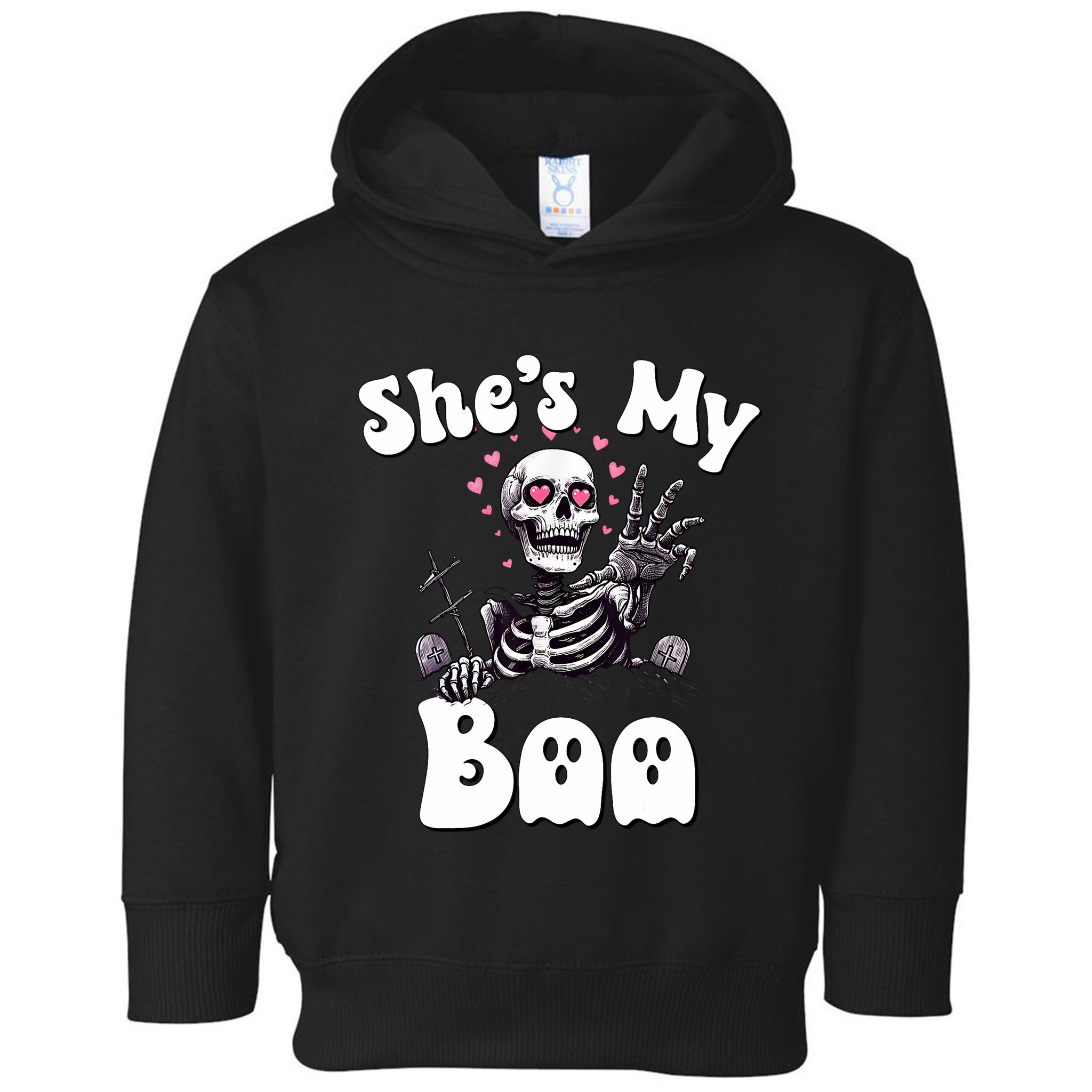 SheS My Boo Matching Halloween Pajama Couples HeS My Boo Toddler Hoodie