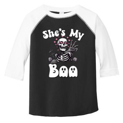 SheS My Boo Matching Halloween Pajama Couples HeS My Boo Toddler Fine Jersey T-Shirt