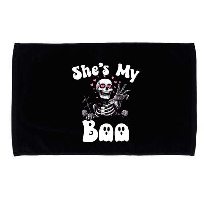 SheS My Boo Matching Halloween Pajama Couples HeS My Boo Microfiber Hand Towel