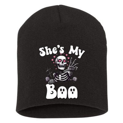 SheS My Boo Matching Halloween Pajama Couples HeS My Boo Short Acrylic Beanie