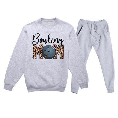 Sports Mom Bundle Bowling Premium Crewneck Sweatsuit Set