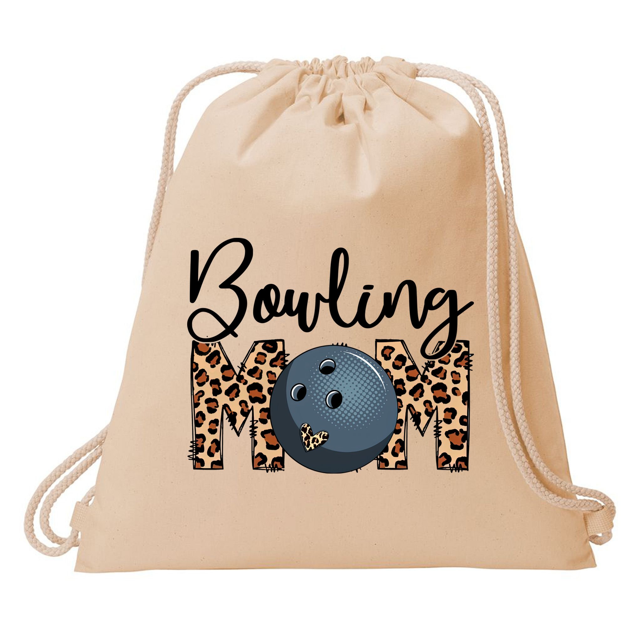 Sports Mom Bundle Bowling Drawstring Bag