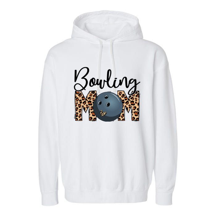 Sports Mom Bundle Bowling Garment-Dyed Fleece Hoodie