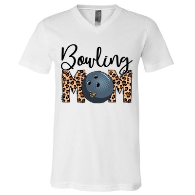Sports Mom Bundle Bowling V-Neck T-Shirt