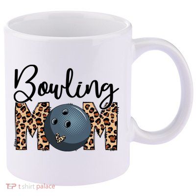 Sports Mom Bundle Bowling 11oz C Handle Ceramic Mug