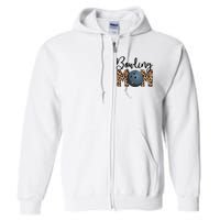 Sports Mom Bundle Bowling Full Zip Hoodie